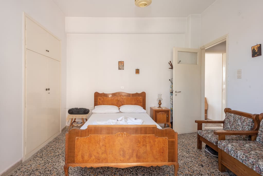 The main Bedroom with wardrobe.