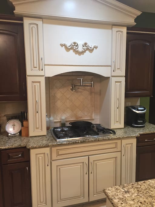 Shared Kitchen gas cooktop