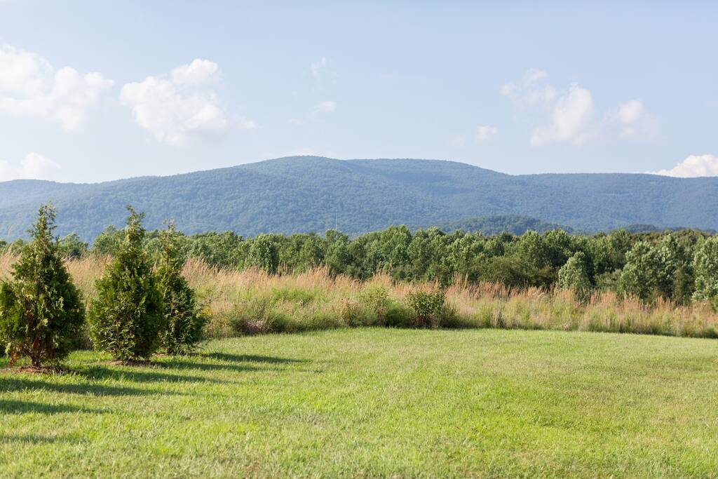 View from the porch of the Shenandoah mountain range to the north