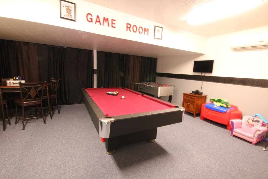 Shoot some pool or challenge your friends to a game