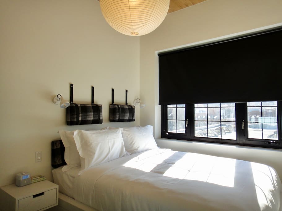 Leather Trimmed Cushions, Linen, Down Pillows and Cozy Down Comforter