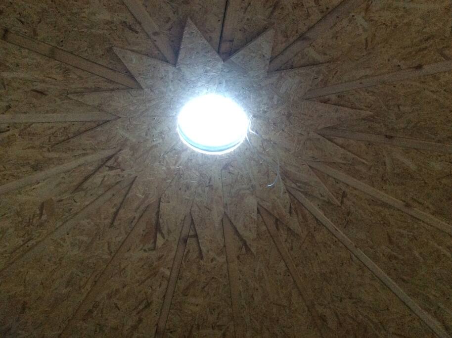 Awake to Phils amazing ceiling.