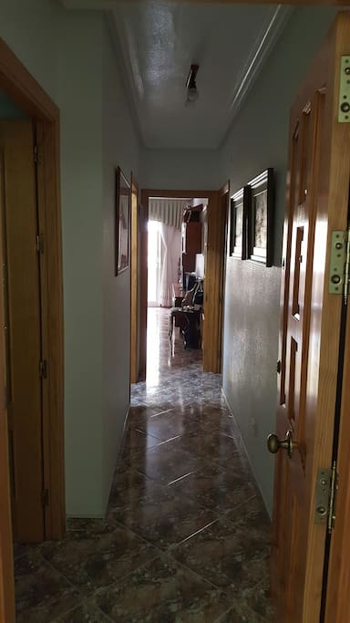 pasillo interior.