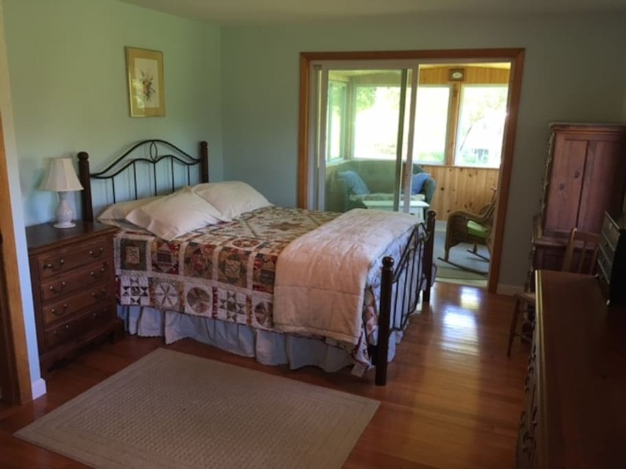 Bedroom and Sunroom