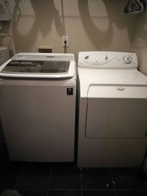 washer and dryer