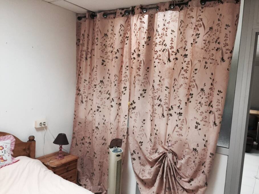 Rideaux pour cacher la chambre