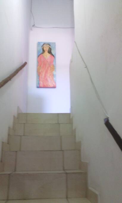 escada de acesso