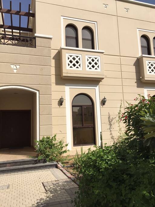 Front of the villa