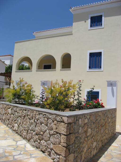 View of the villa