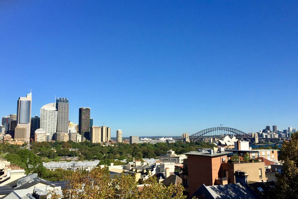 Views of harbour bridge and opera house