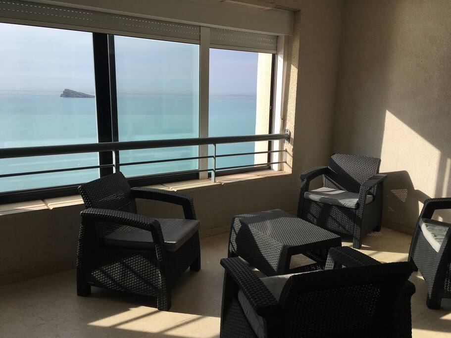 Terraza acristalada para disfrutarla todo el año.