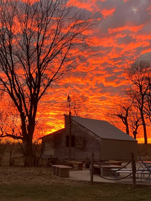 Private 10-acre farm homestead. Over 45 amenities!