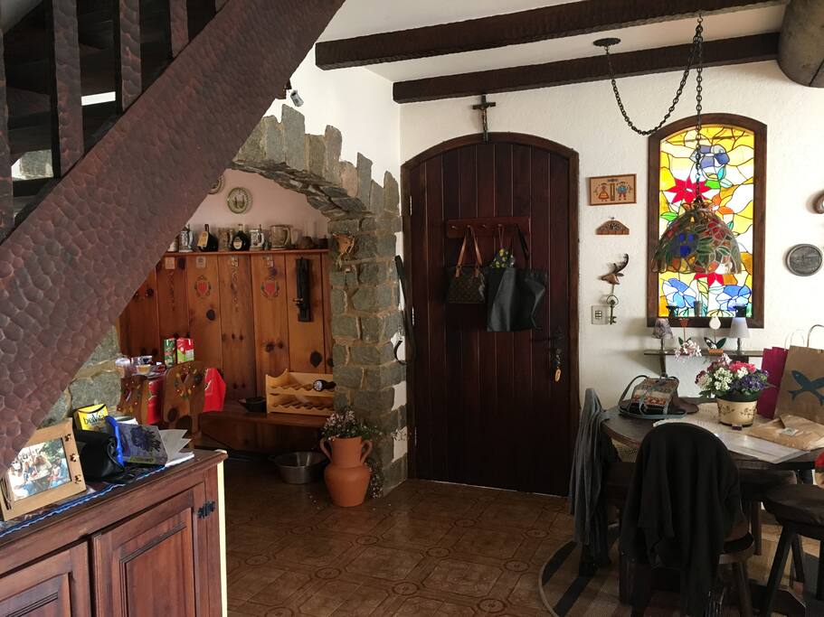 Porta de entrada da casa
