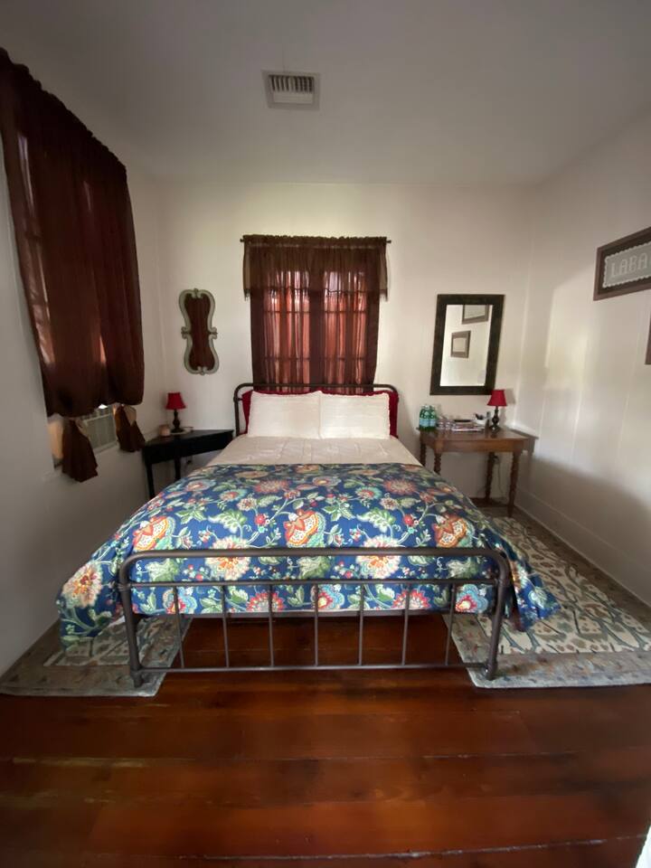 guest bedroom; 13 x 11 feet with queen size, pillow top mattress