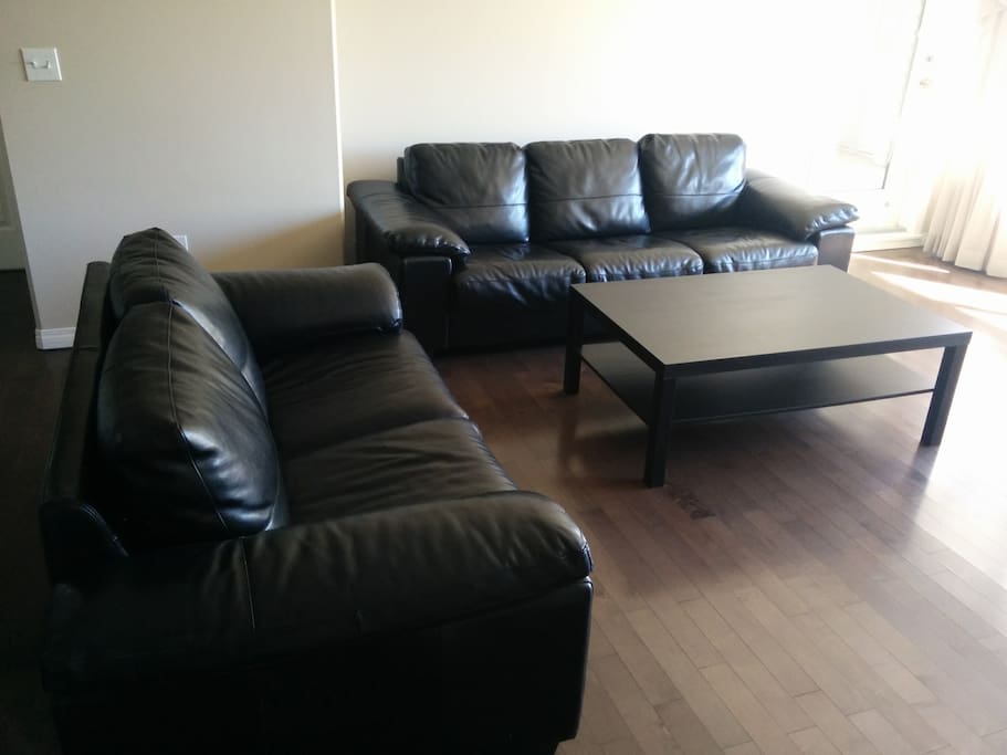 Living Room with Huge Sofa for One Guest