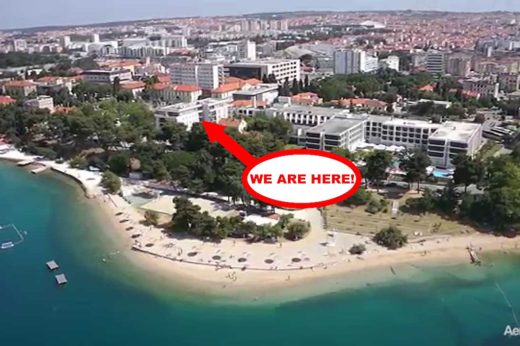 location (30 m from the beach Kolovare)