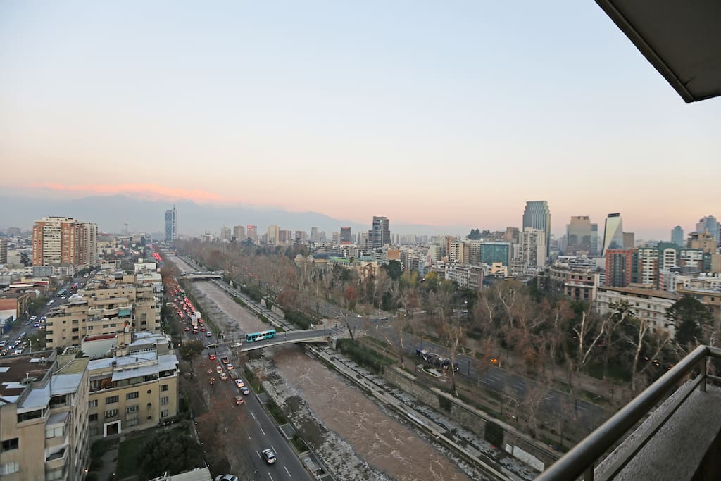 View form balcony of the apartment (floor 17)