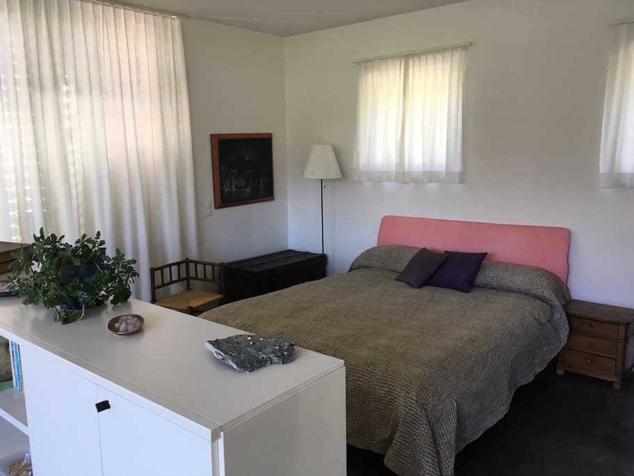 Doppelbett in Loft