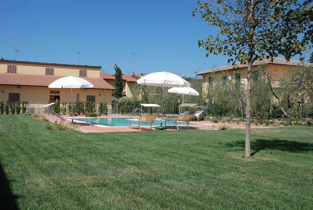la piscina