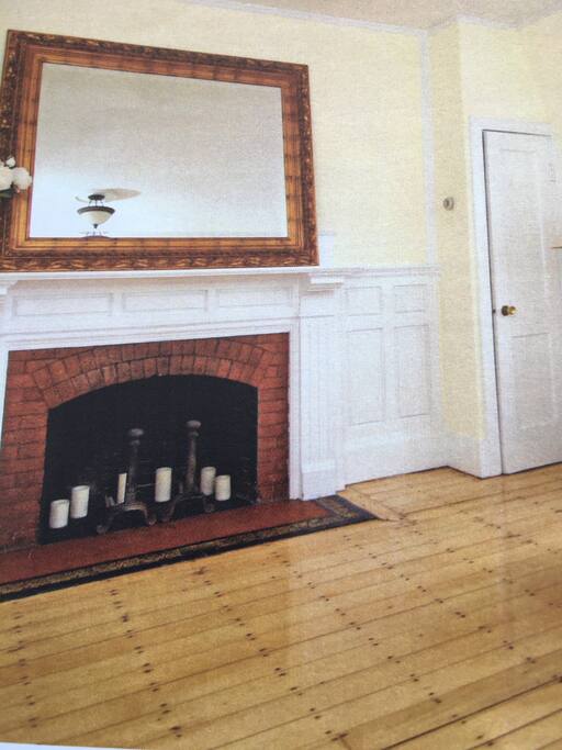 Beautiful working fireplace