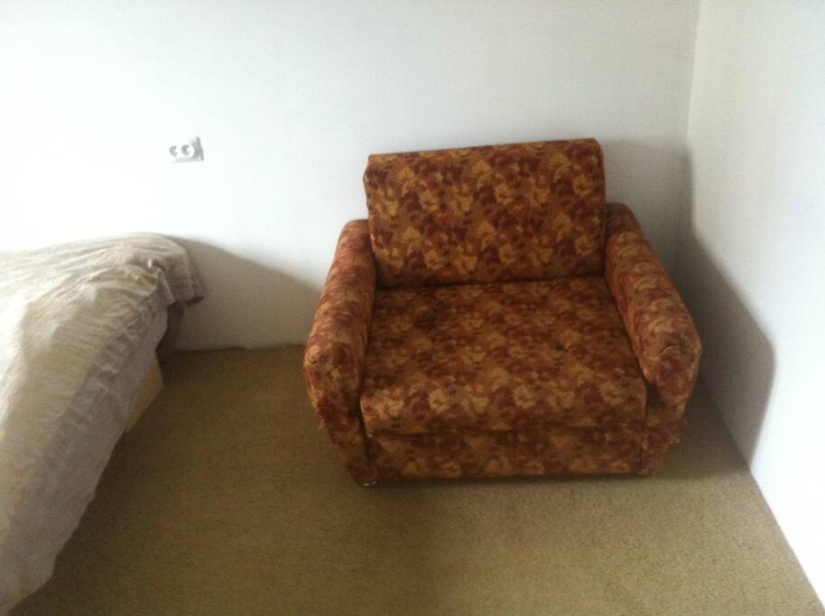 Folding chair-bed