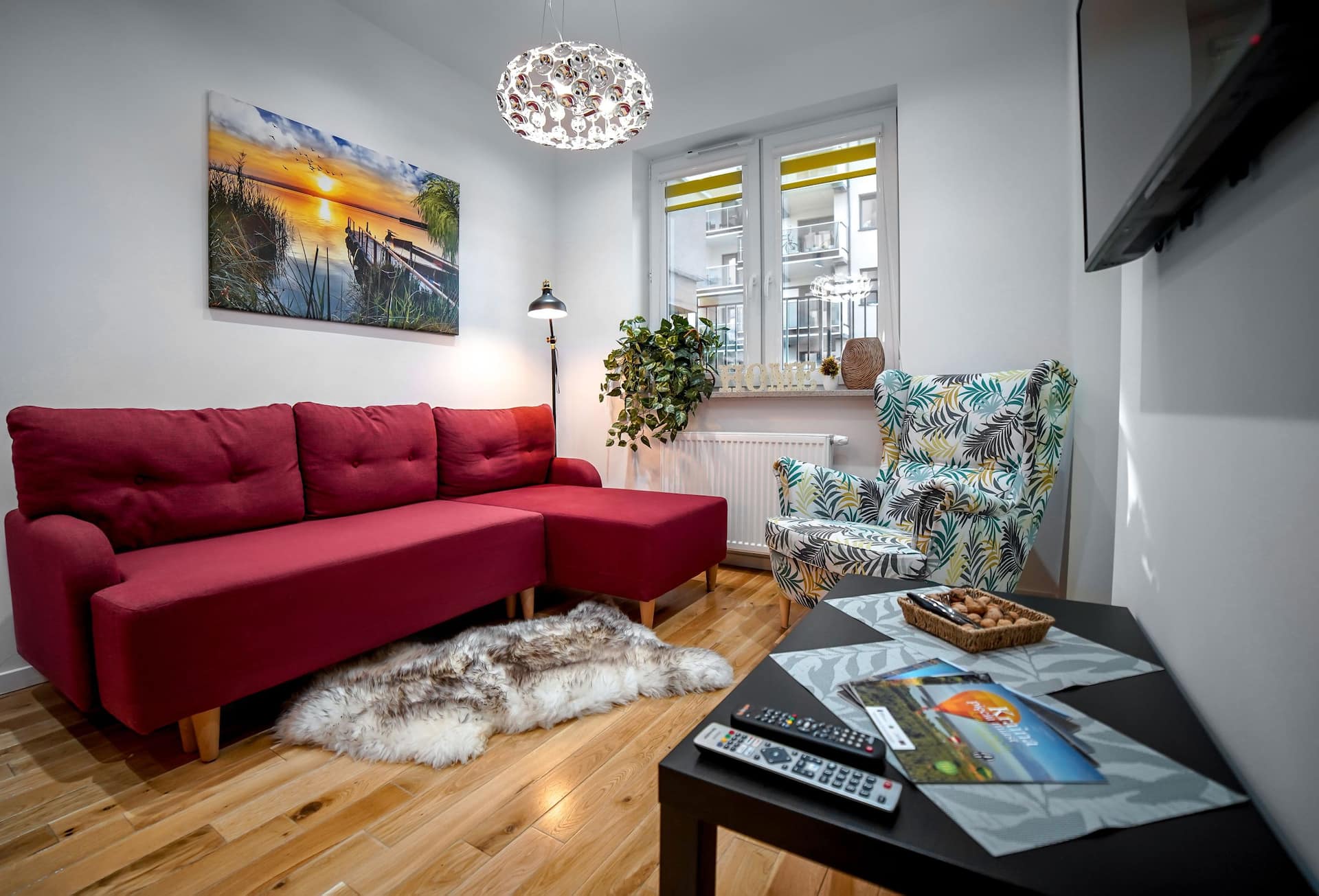Modern two-room apartment with parking