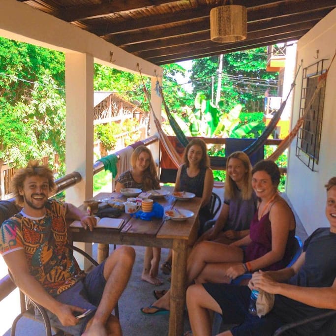 Chill out with friends in our spacious balcony with a beautiful view of the surroundings