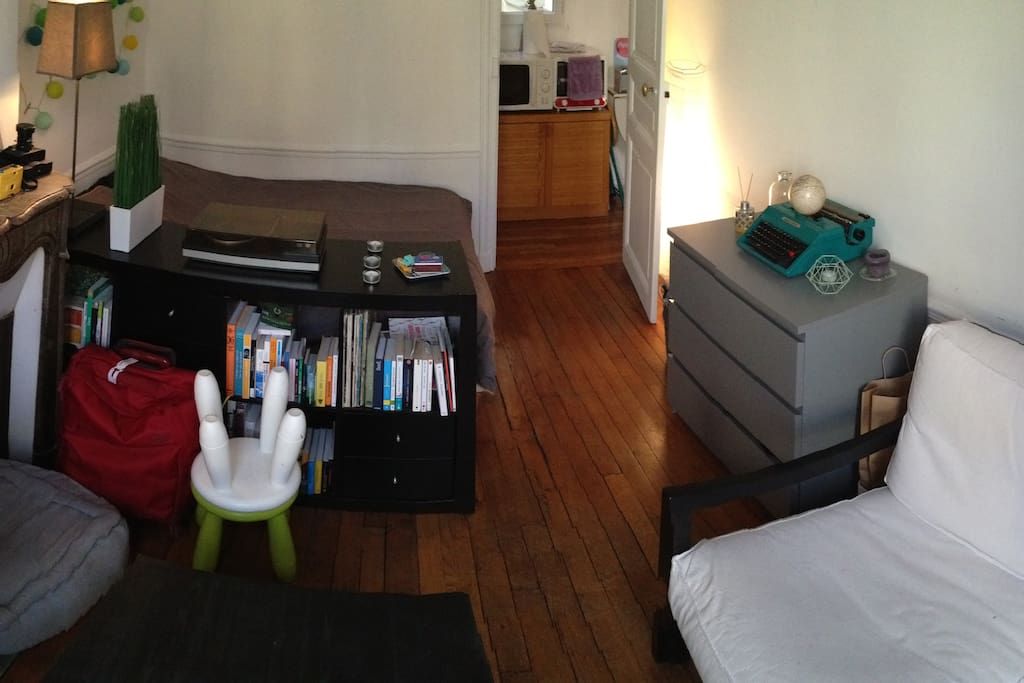 Chambre 1, vue côté balcon