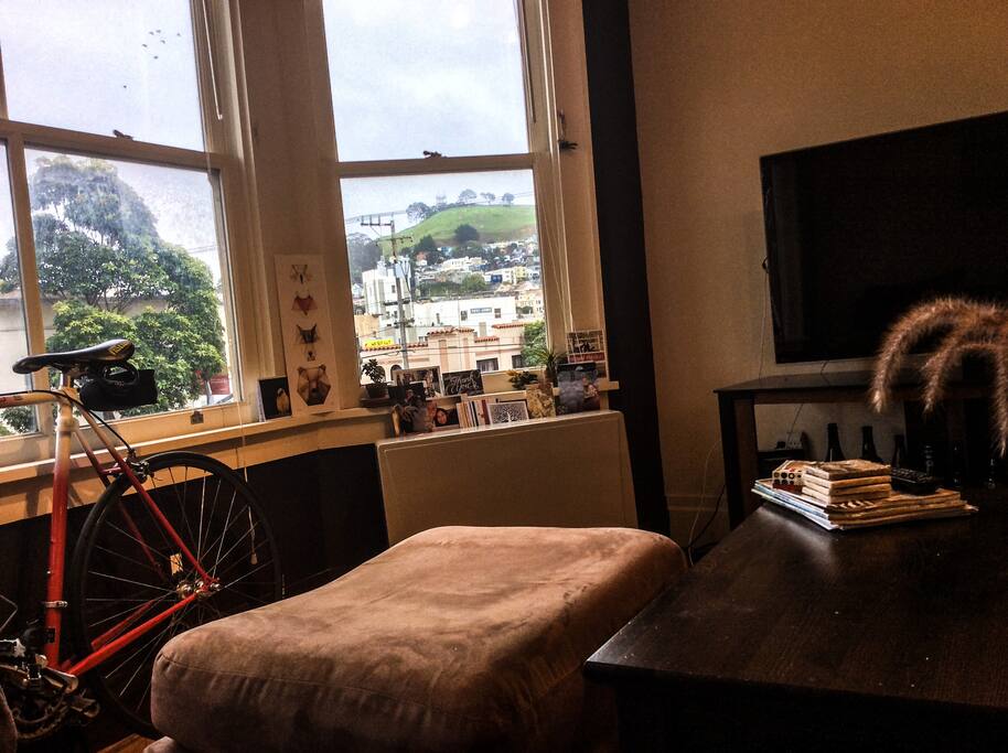 View from living room