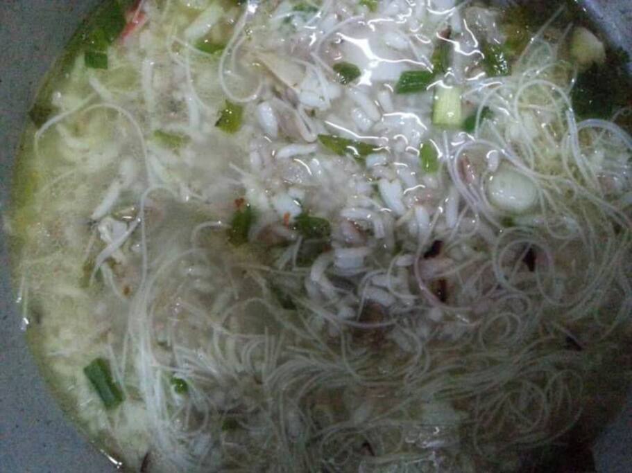 local breakfast cooking by my mom
