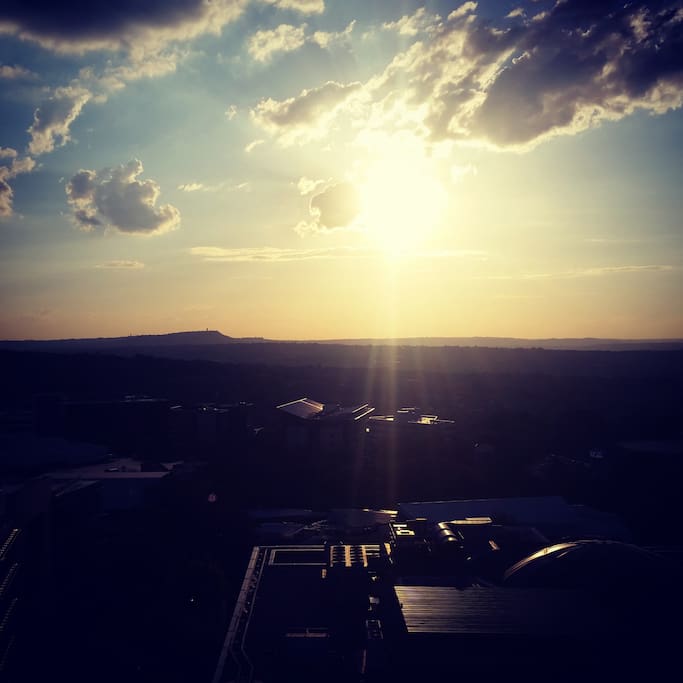 African Sunset view