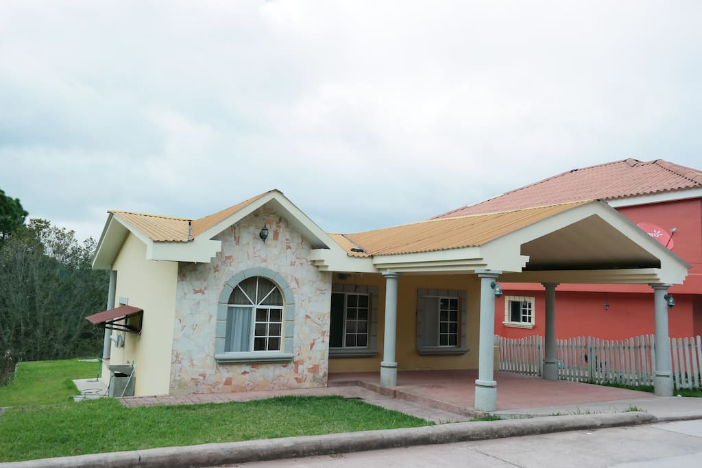 front of the property