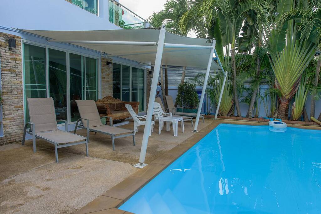 Shady Pool Area