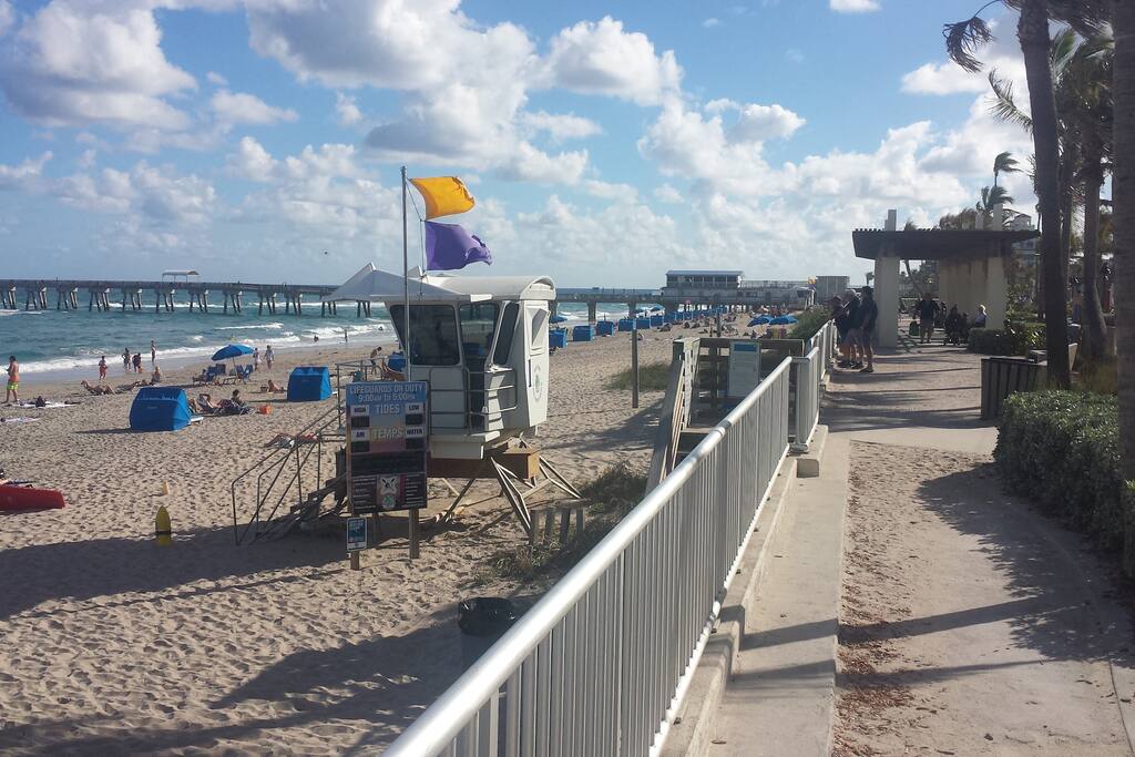 Life guarded beach for your safety!