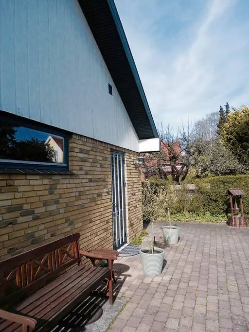 Patio and Front Entrance