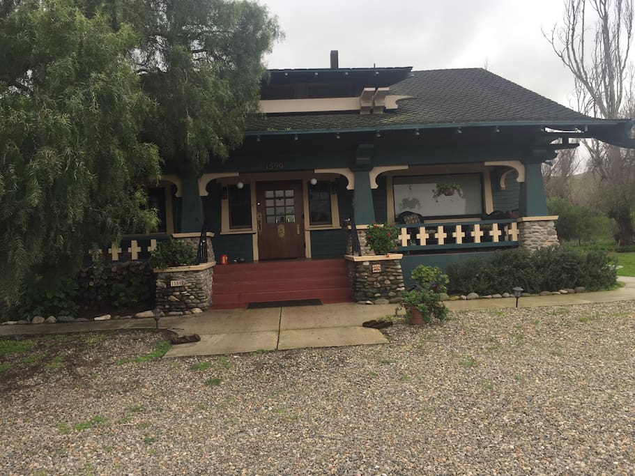 This is the front entrance of the house