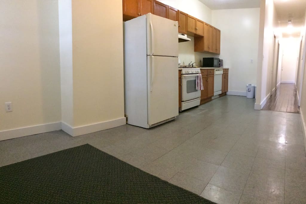 Hallway and Kitchen