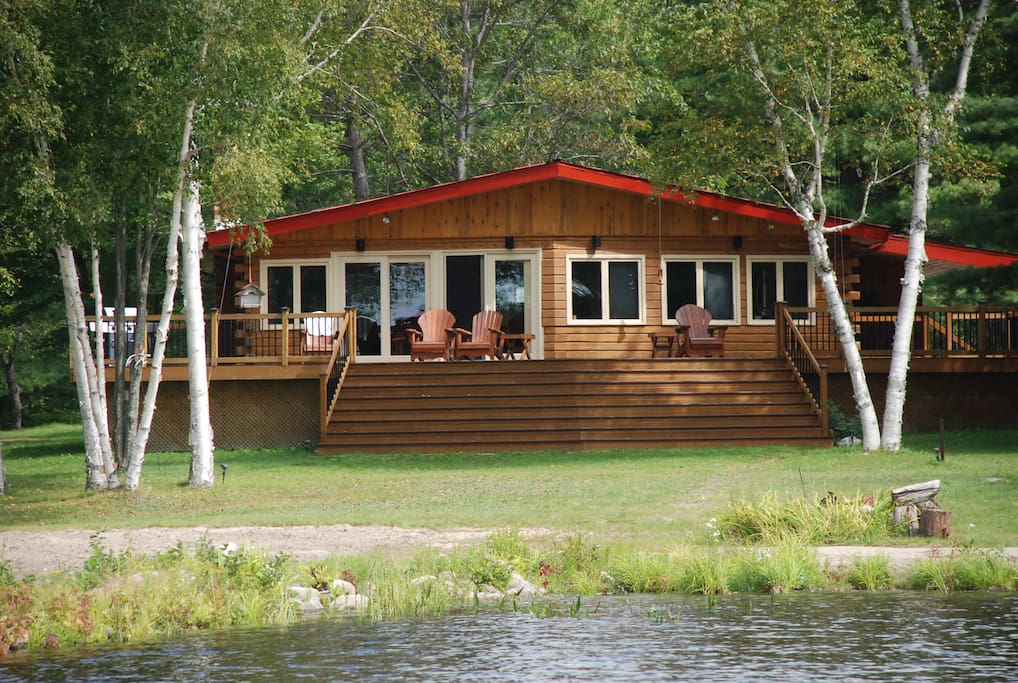 Close up of cottage.