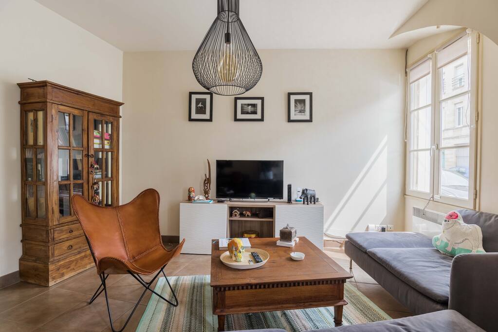 Enjoy a film in the living room