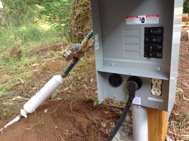 RV site Full hookups monthly stays. Campers/RVs for Rent in Cottage