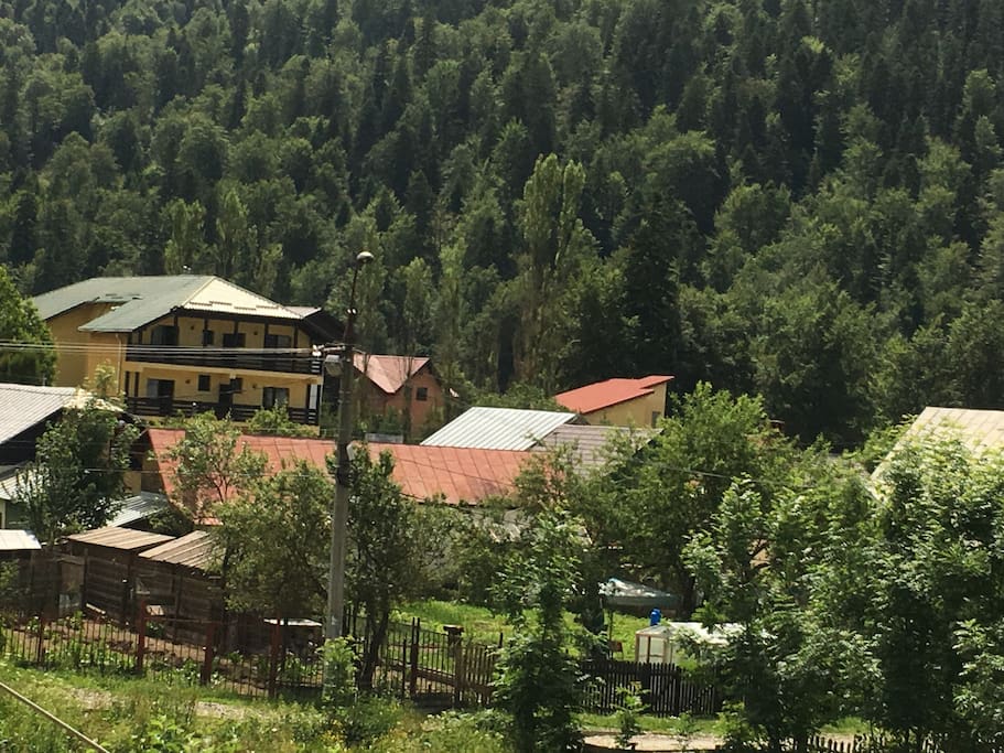 view from the balcony of the bedrooms