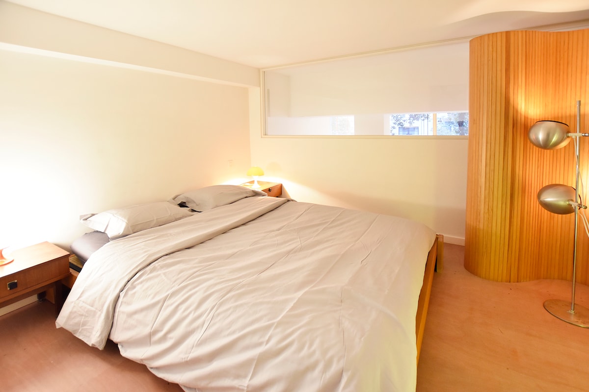 El nido japonés con su futón