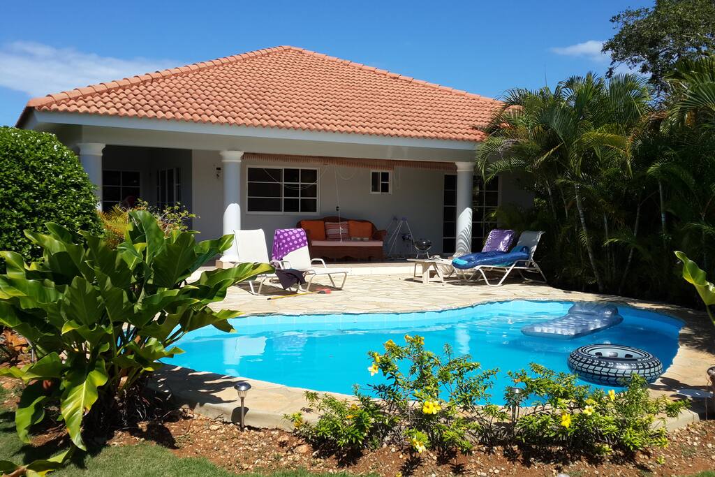 Backyard and pool
