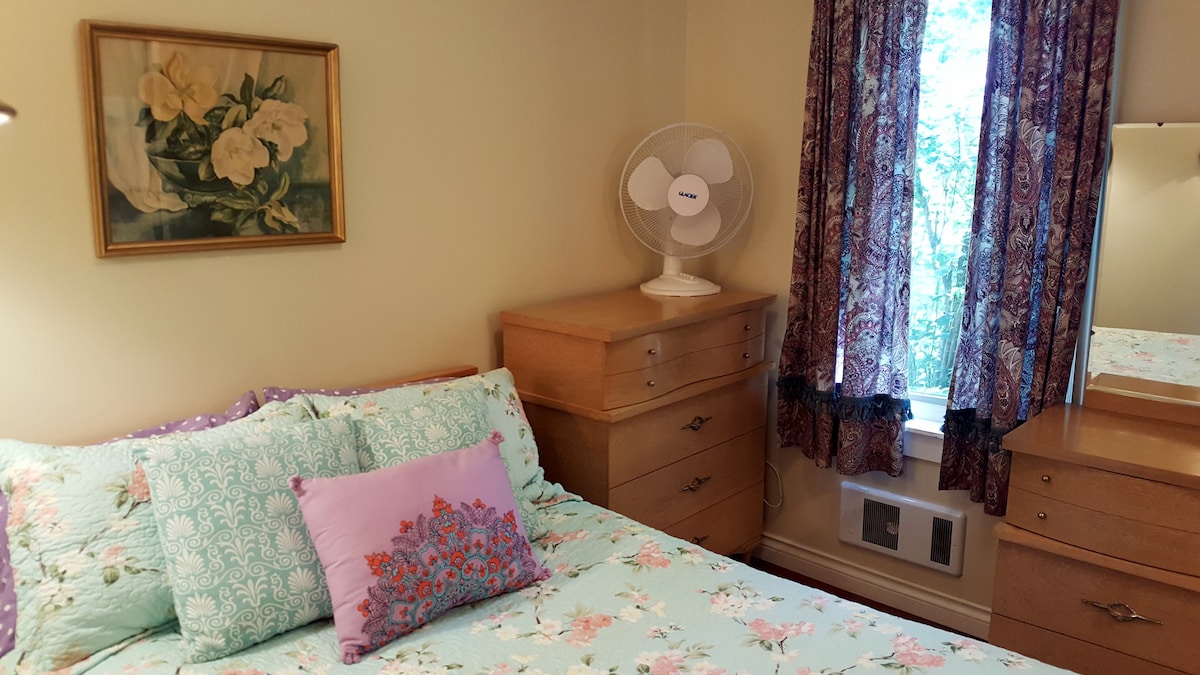 Comfortable Double bed in bedroom