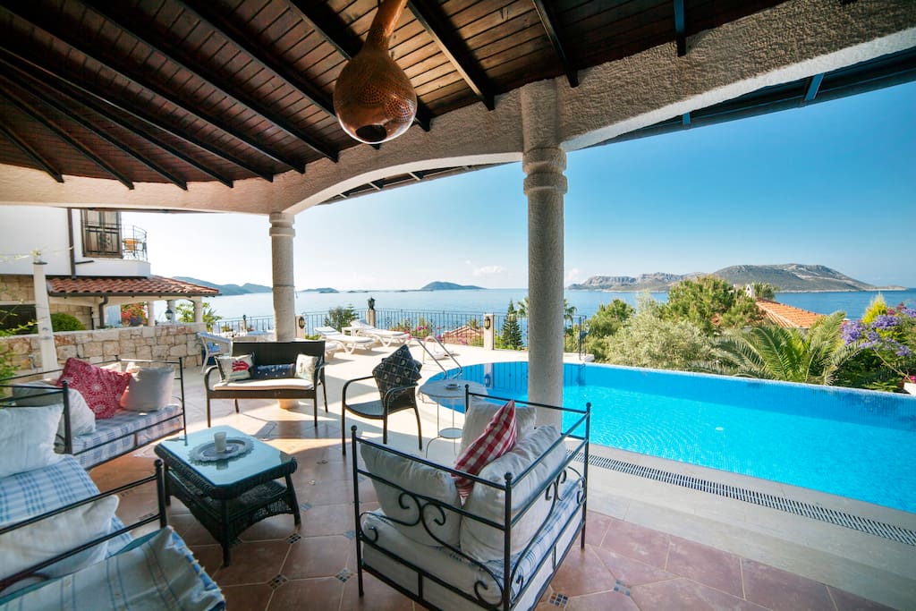 Our beautiful and spacious veranda!