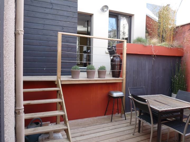 Les Bambous I - T2 Plein Pied + Terrasse Patio - Lessay