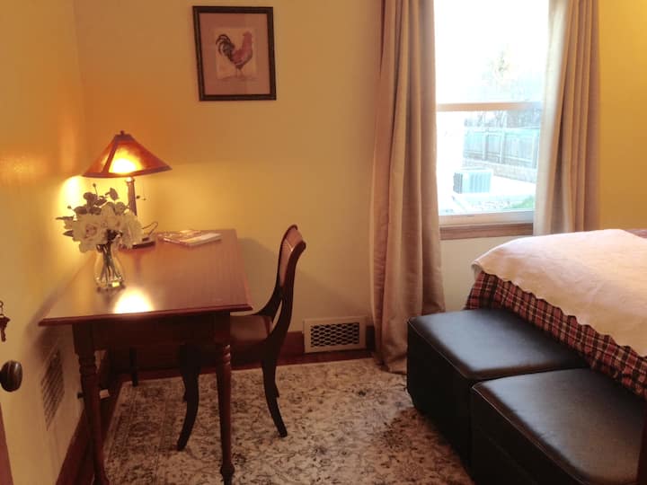 Main level bedroom desk and chair