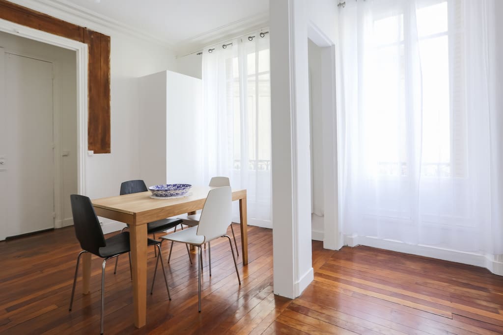 The apartment is very spacious