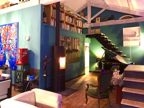 "House in Ardèche with Swedish bath" and Sauna