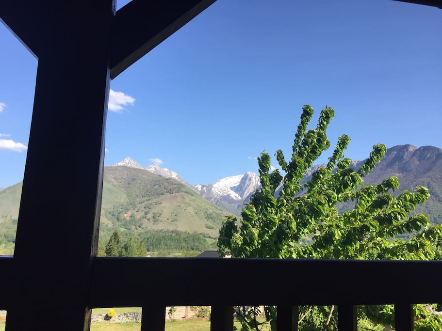 depuis le balcon du 1er étage